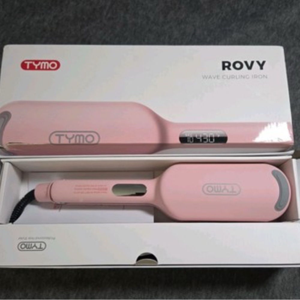 TYMO Pink Wave Curling Iron